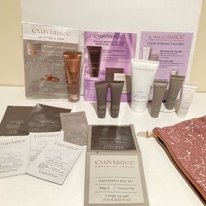 Exuviance Skincare Bundle 16 piece with free makeup bag
